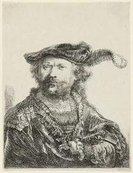 Rembrandt mit Samtkappe