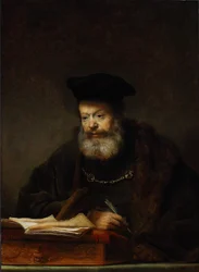 Gelehrter an seinem Schreibtisch, 1641