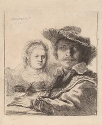 Selbstporträt mit Saskia, 1636