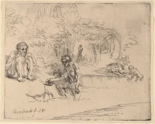Die Badenden