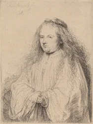 Die kleine jüdische Braut (Saskia als Heilige Katharina), 1638