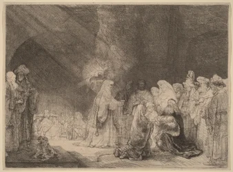 Die Darstellung im Tempel: Länglicher Druck