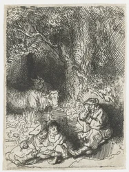 Der schlafende Hirte