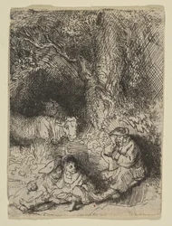 Der schlafende Hirte, ca. 1644