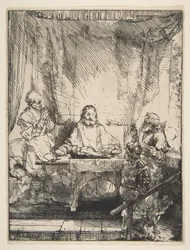 Das Abendmahl in Emmaus, 1654