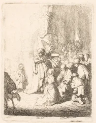 Darstellung im Tempel (mit dem Engel): kleine Platte