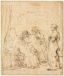 Tobias heilt die Blindheit seines Vaters, ca. 1640-45