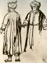 Zwei Türken spazieren, 1913