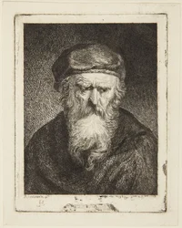 Mürrischer alter Mann
