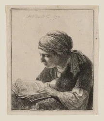 Frau beim Lesen