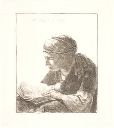 Frau beim Lesen