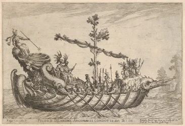 Peleus und Talamon, aus der Serie Gefäße der Argonauten, für die Hochzeitsfeier, 1608