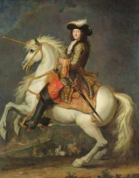 Reiterporträt von Ludwig XIV. (1638-1715)