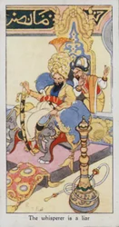 Östliches Sprichwort: Der Flüsterer ist ein Lügner