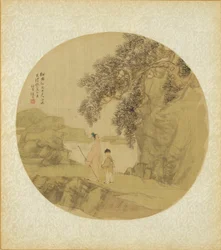 Landschaft mit Figuren