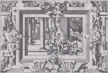 Medea tötet ihre beiden Kinder von Jason. Für den das vergossene Blut Absyrtos bewirkt, dass vom S..., 1563