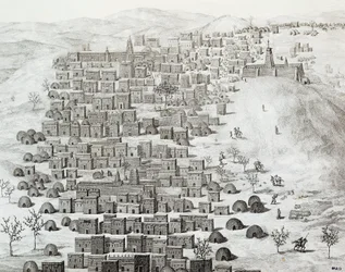 Ansicht der Stadt Timbuktu, Mali