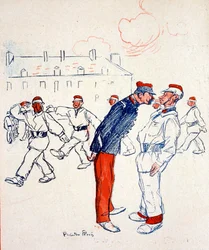 Karikatur in L