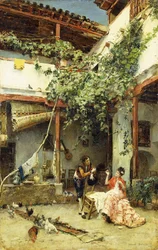 Im Hof, 1876
