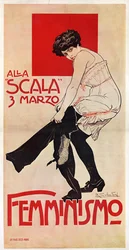 Ein feministisches Treffen an der Scala am 03.03.1906