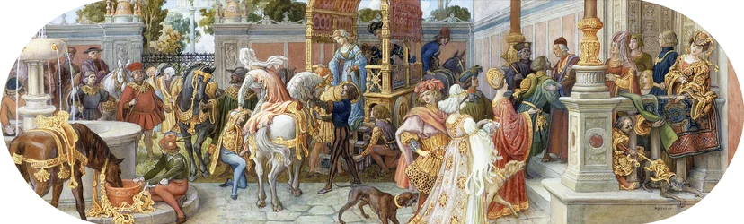Ein Florentiner Fest: Die Ankunft der Gäste