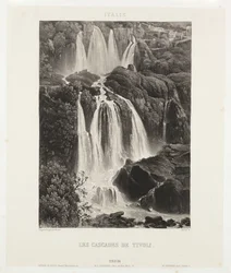Les Cascades de Tivoli, ca. 1841