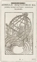 Tycho Brahes äquatorial montierte Kreise, nach 1580