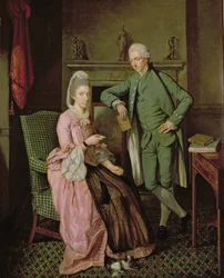 Konversationsstück, Mitte der 1770er Jahre