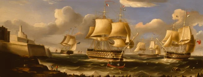 H.M.S.Queen in Valetta