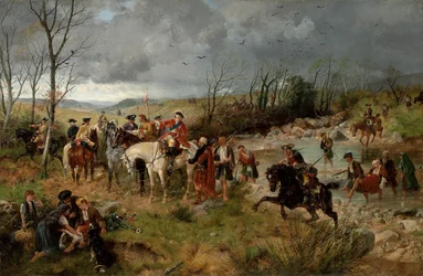 Halt von Prinz Charles Edward am Ufer des Nairne, 1878
