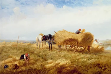 Ernte in der Nähe von Boulogne-sur-Mer