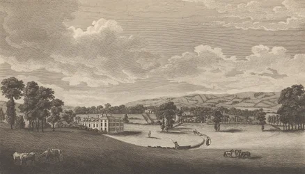 Preston Hall in Aylesford, im County of Kent, aus Edward Hasted