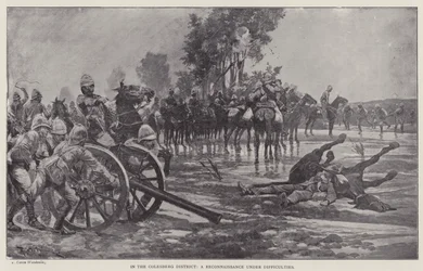 Im Colesberg-Distrikt, eine schwierige Aufklärung