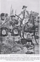 Sir Eyre Coote in Cuddalore, Illustration aus 