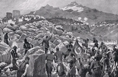 Der kretische Aufstand gegen die Türken, Illustration aus 
