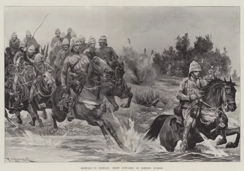 Vorwärts nach Pretoria, Pferdeartillerie der Division von French