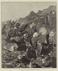 Die 92. (Gordon) Highlanders im Scharmützel