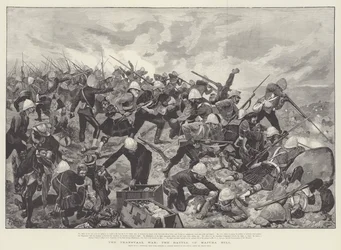 Der Transvaal-Krieg, die Schlacht von Majuba Hill
