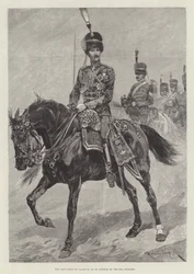 Der verstorbene Herzog von Clarence als Offizier der 10. Husaren