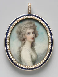 Porträt von Mary Frances (Fanny) Swinburne