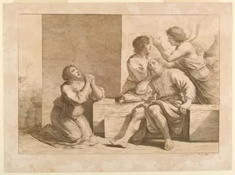 Der Engel erscheint Joseph
