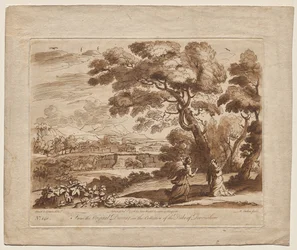 Landschaft, Platte Nr. 140