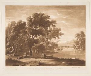 Landschaft mit Figuren, 1774