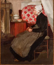 Alte niederländische Frau