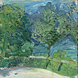 Straße am Seeufer bei Gmunden, 1907