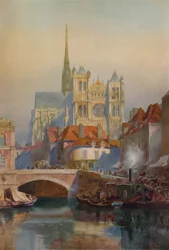 Kathedrale von Amiens, um 1903, 1938