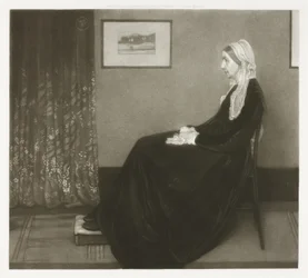 Arrangement in Grau und Schwarz Nr. 1: Porträt der Mutter des Künstlers