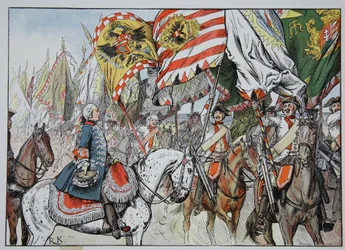 In der Siegesfreude, Hohenfriedberg, 4. Juni 1745