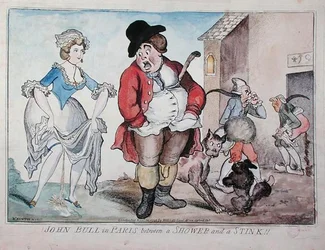 John Bull in Paris zwischen einem Schauer und einem Gestank