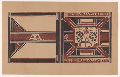 Umschlagentwurf für: Wendingen, 1921